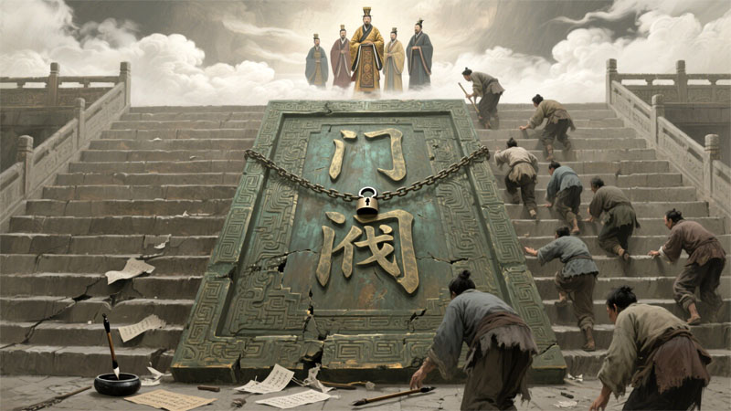 门荫 门阀 门坎