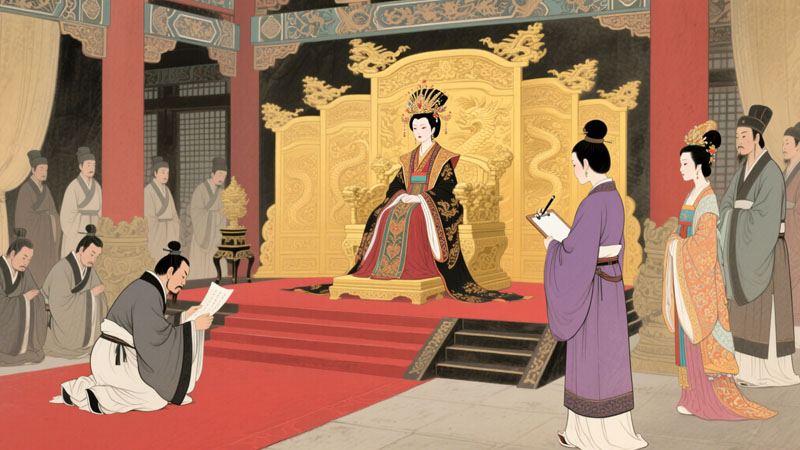 母皇心绪,庐陵旧梦