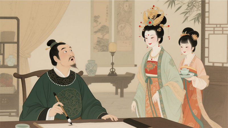 三思撰碑，韦后说空