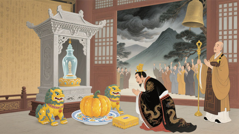 庆山祈雪，君臣生隙